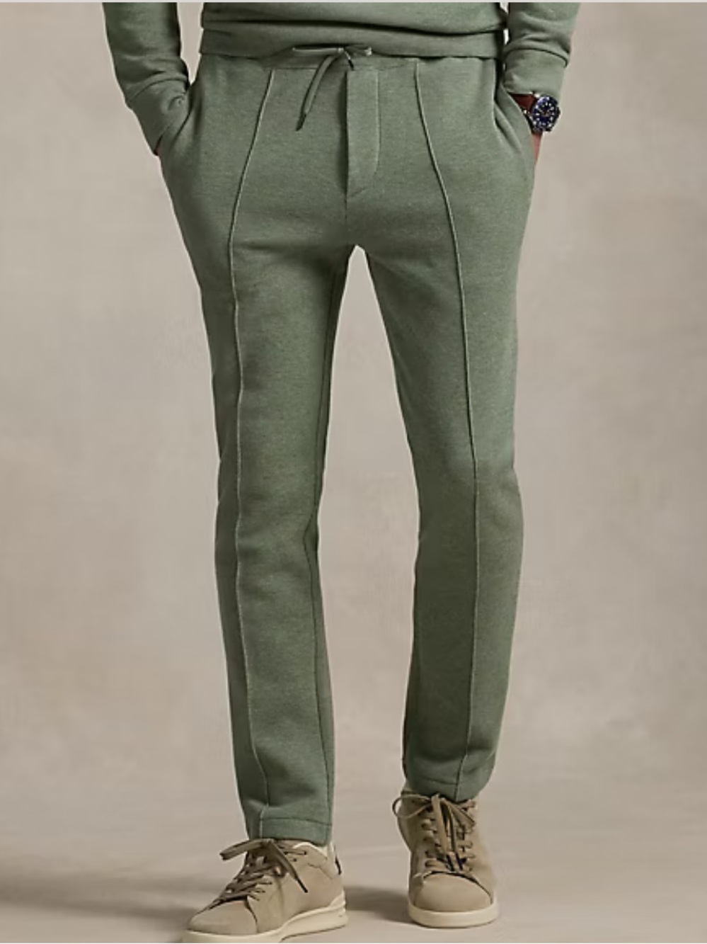 Polo Ralph Lauren Double-Knit Mesh Sweatpant Men’s XS NEW Green Loungewear Cozy